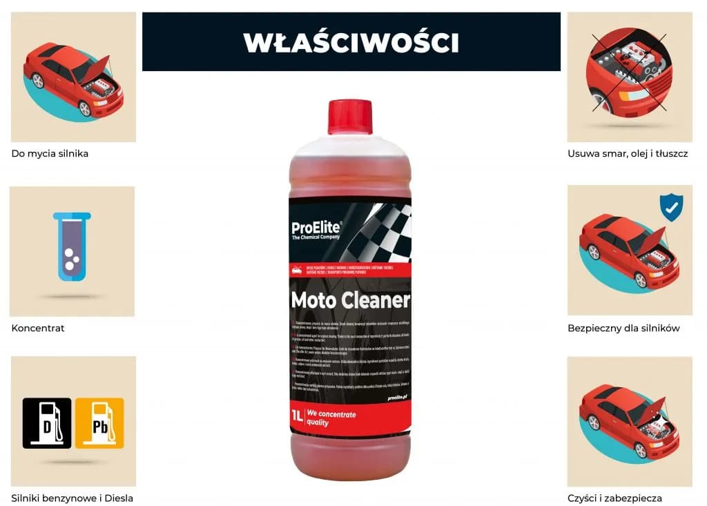 Silniki Claxon - preparat do mycia silników samochodowych