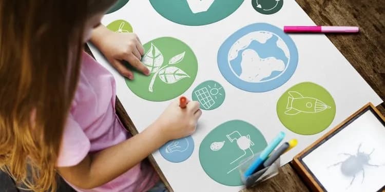 Malowanki ekologiczne: kreatywna nauka o środowisku dla dzieci