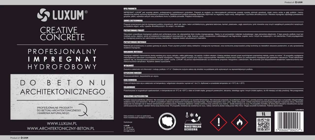 Protectguard CE - impregnat do betonu architektonicznego