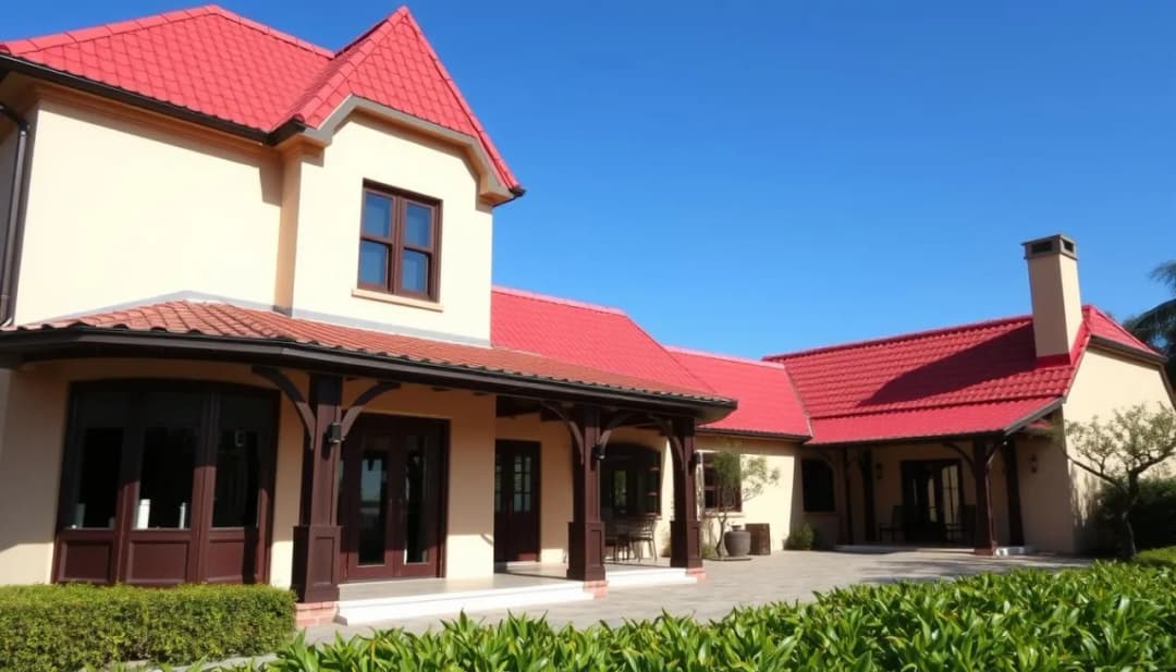 Jaką elewację wybrać do wiśniowego dachu - poznaj najlepsze połączenia