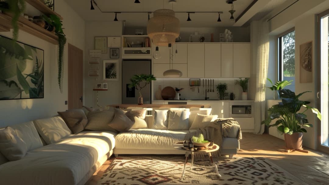 Projekt domu 80 m2 z 3 pokojami na Muratora: Moje miejsce - budowa w dwóch etapach