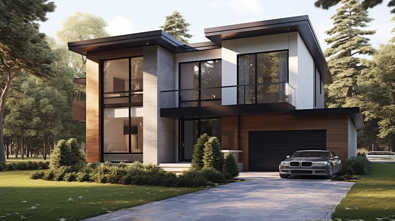 Projekt domu 160m² 5 pokoi nieszablonowy katalog Muratora