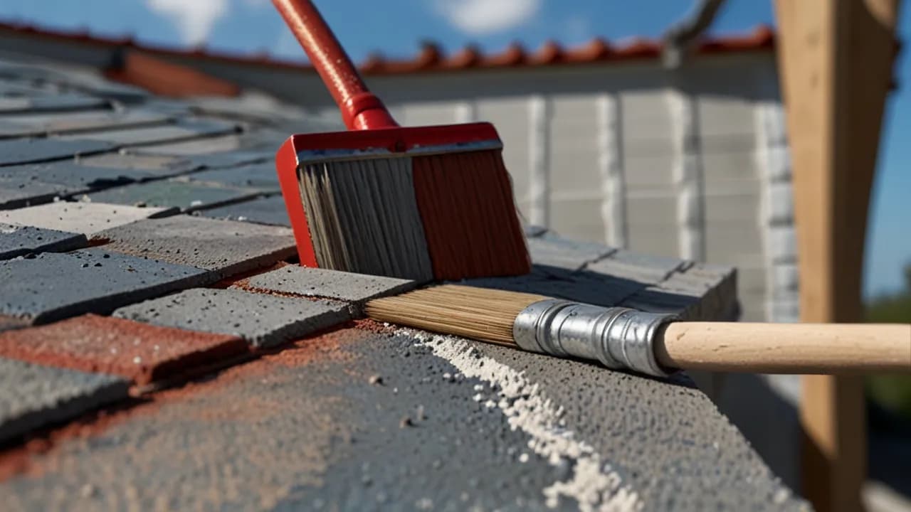 Farba do dachówki betonowej: jak najlepiej malować dach?