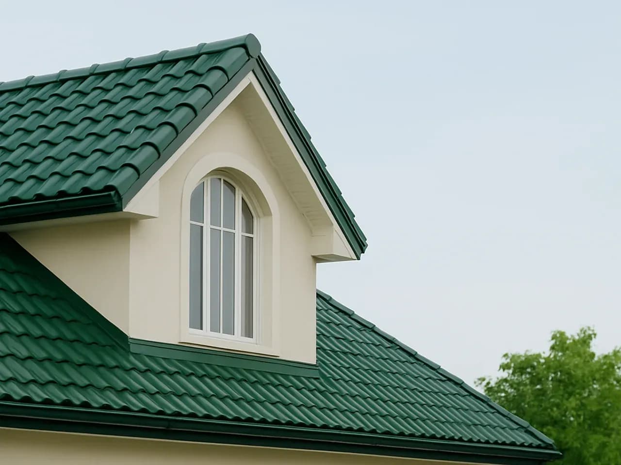 Jaki kolor elewacji pasuje do zielonego dachu? 5 najlepszych opcji