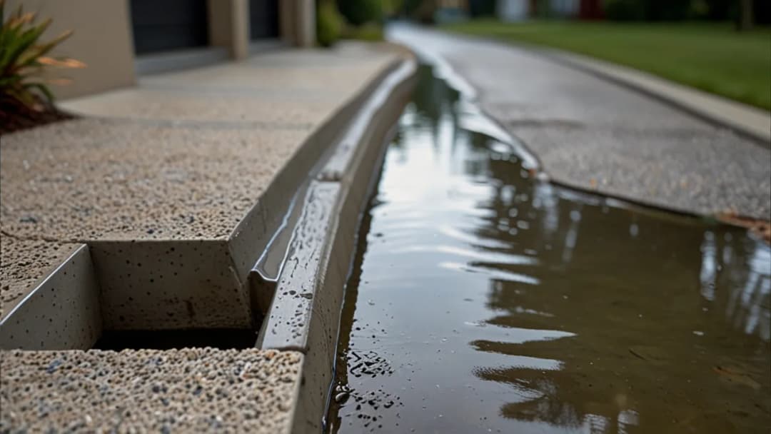 Korytko odwodnieniowe: jak skutecznie odwodnić podjazd?